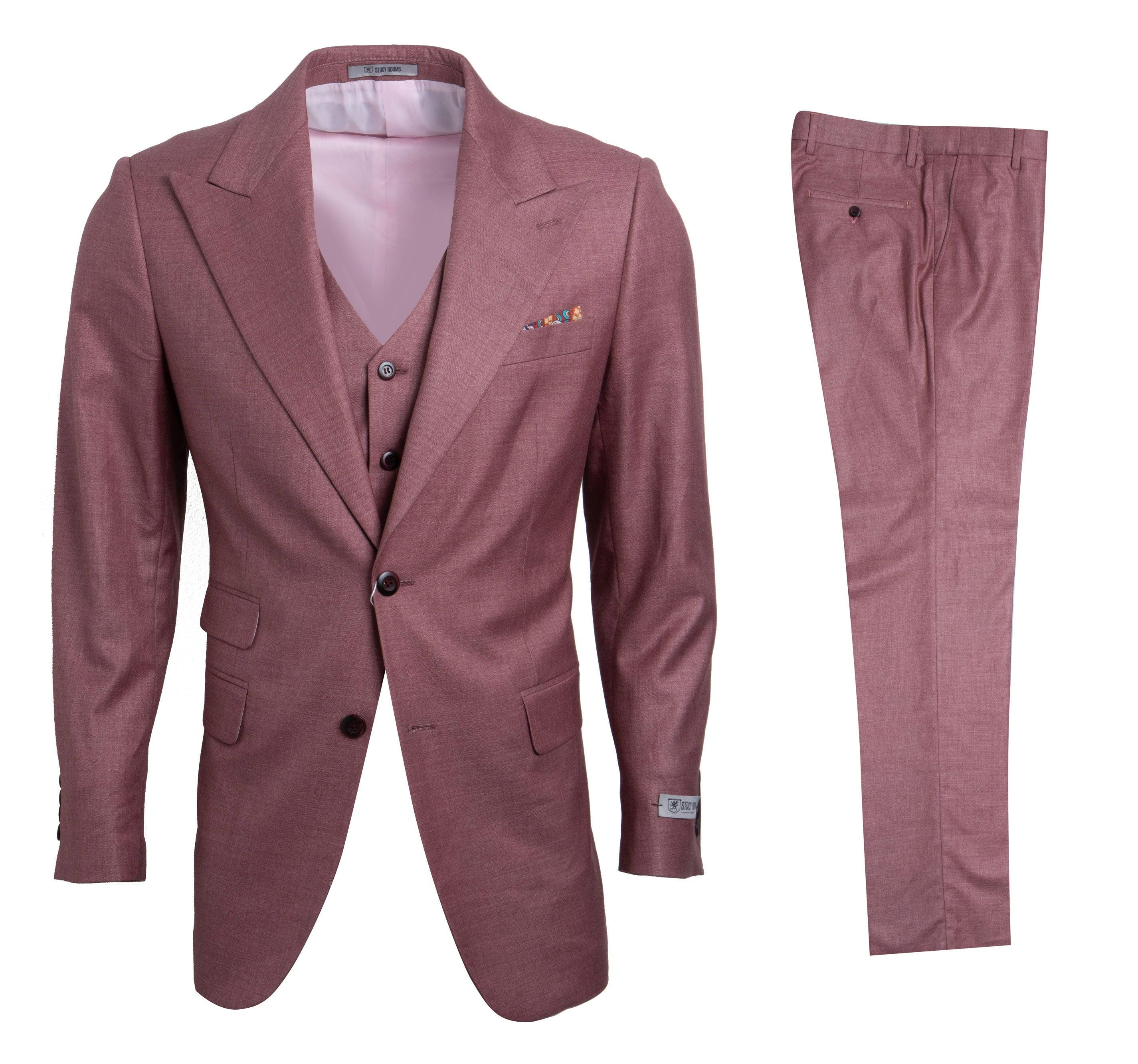 Stacy Adams Hybrid Fit Suit, Hope Salmon - Julinie