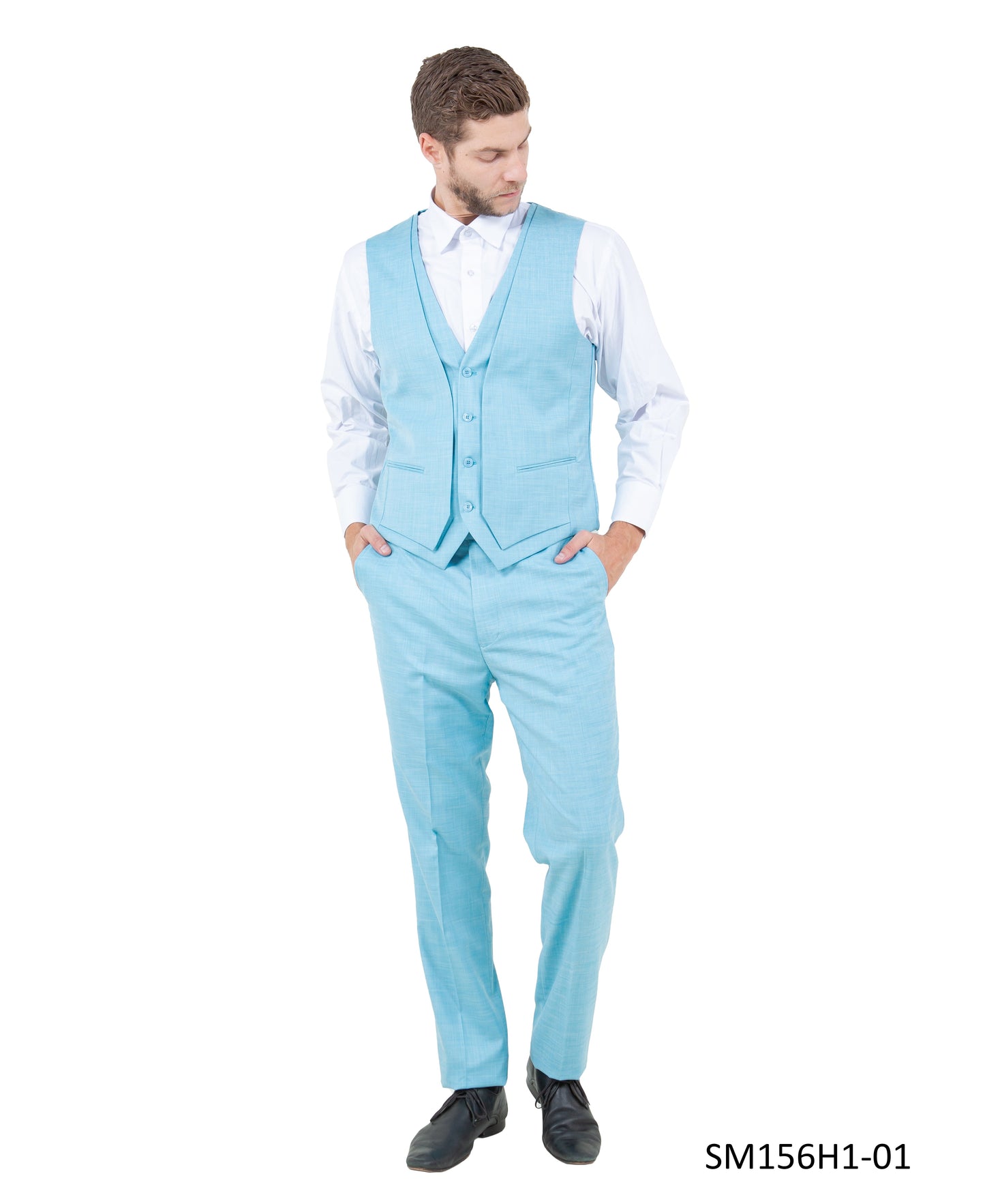 Mens Suit Solid by Stacy Adams