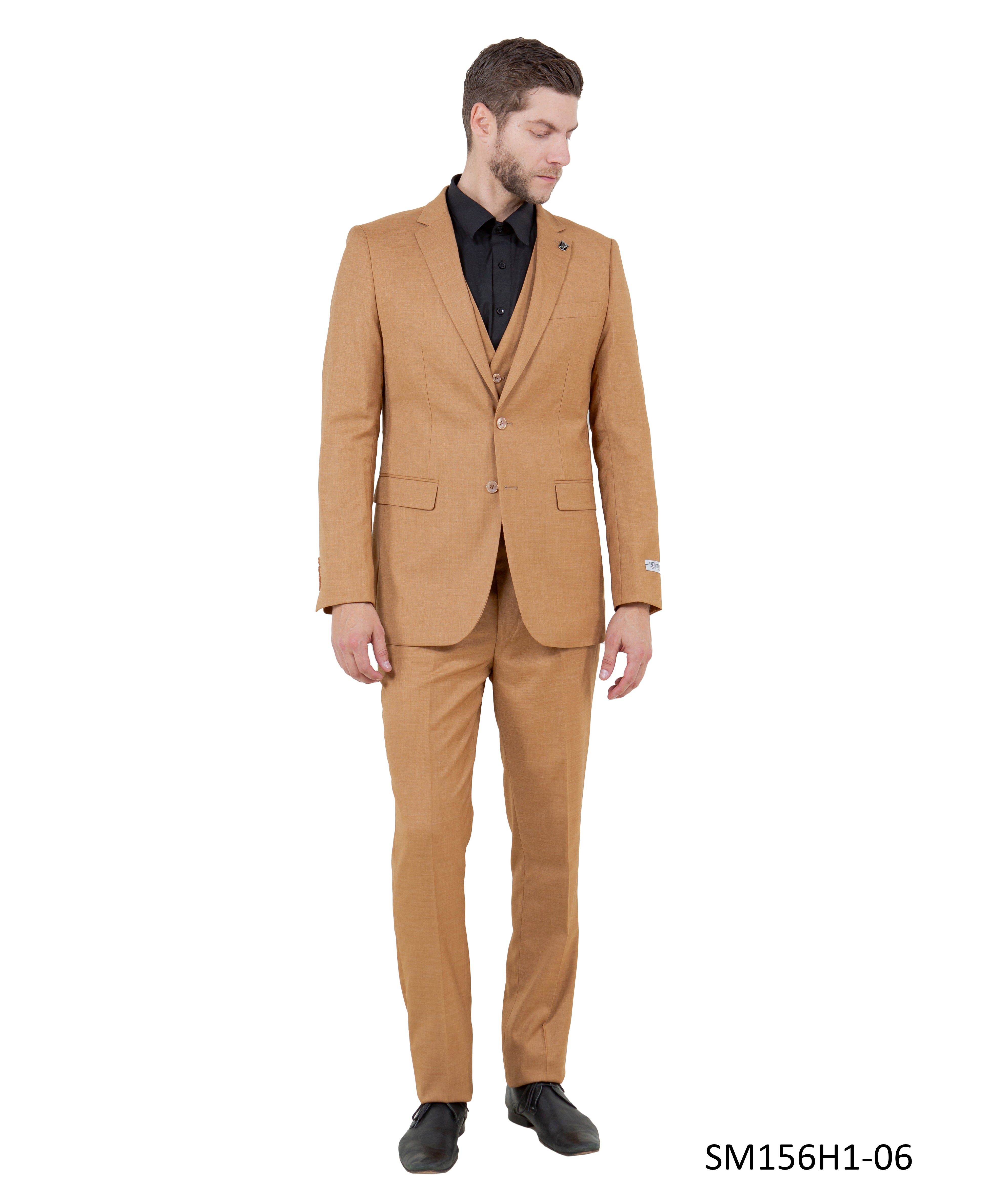 Mens Suit Solid by Stacy Adams