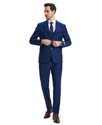 Stacy Adams Hybrid-Fit Vested Suit, Royal Indigo