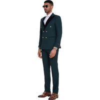 TAZZIO: Double Breast Skinny Fit Suit M415SK