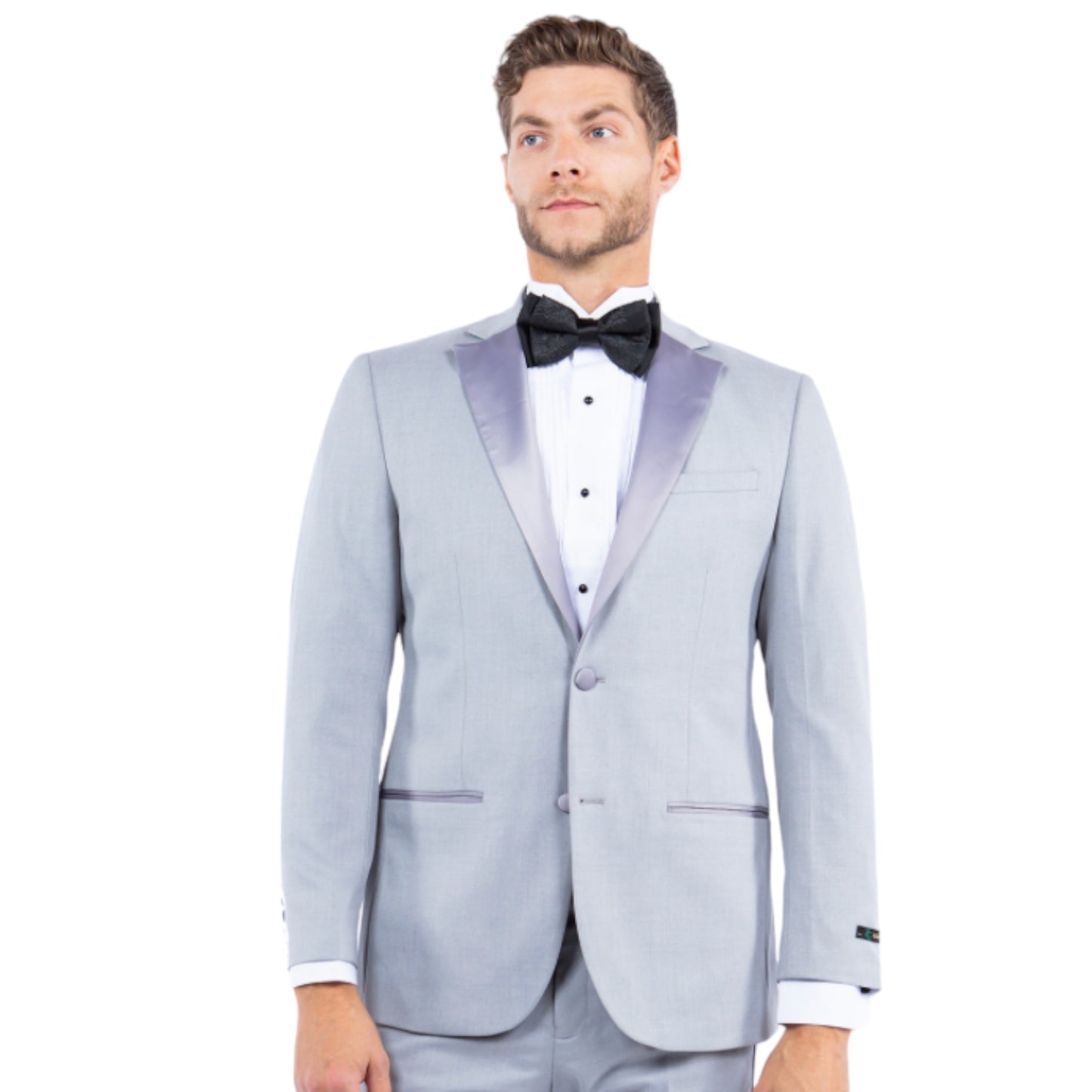 ZE GARIE: Notch Lapel Tuxedo Jacket MJT364-04