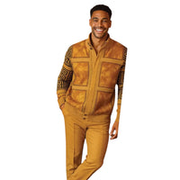 SILVERSILK: Suede Patch Zip 11012