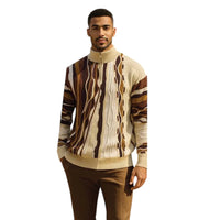 STACY ADAMS: Quarter Zip Sweater 14008