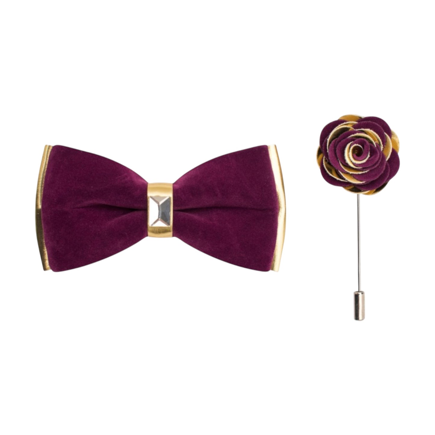 BRAND Q: Gold 2Tone Bow BPVG100