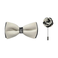 BRAND Q: Black 2Tone Bow BPVB100
