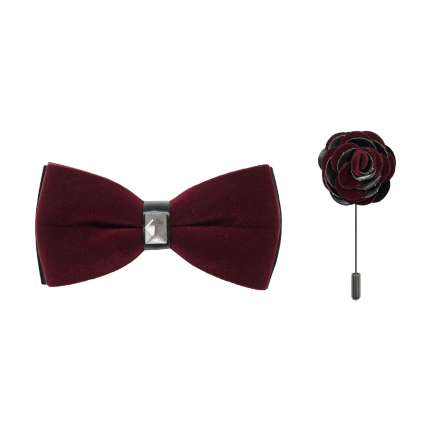 BRAND Q: Black 2Tone Bow BPVB100