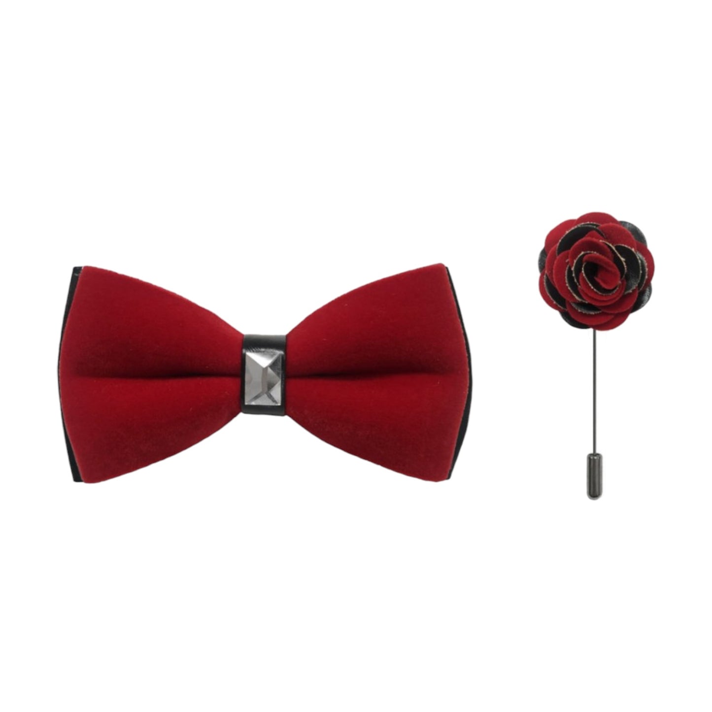 BRAND Q: Black 2Tone Bow BPVB100