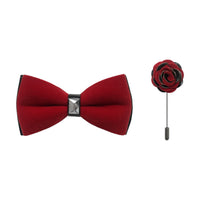 BRAND Q: Black 2Tone Bow BPVB100