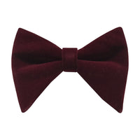 BRAND Q: Long Velvet Bow w/ Hanky LBTV100