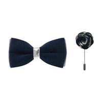 BRAND Q: Silver 2Tone Bow BPVS100