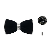 BRAND Q: Silver 2Tone Bow BPVS100