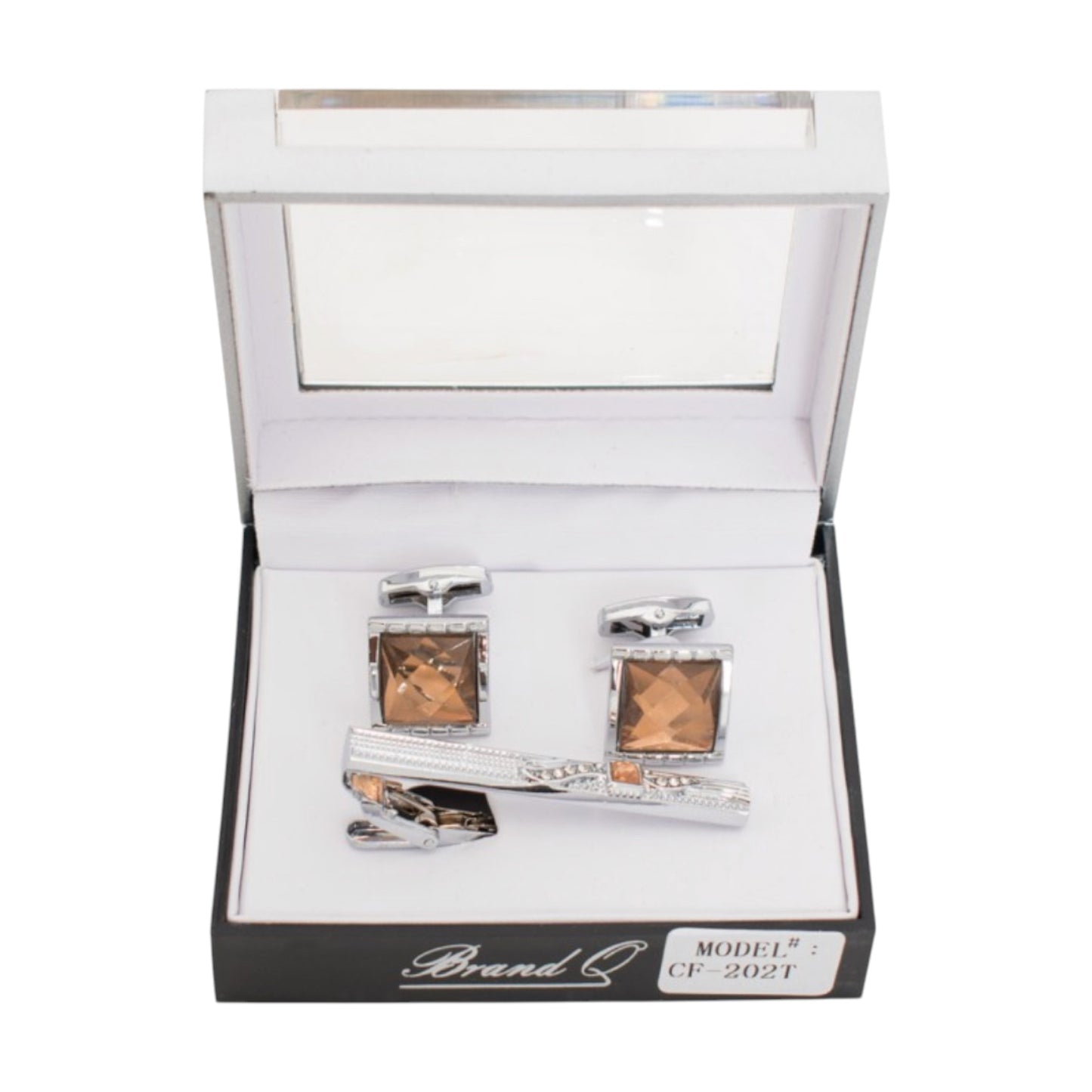 BRAND Q: Cufflinks w/ Tie Bar CF202