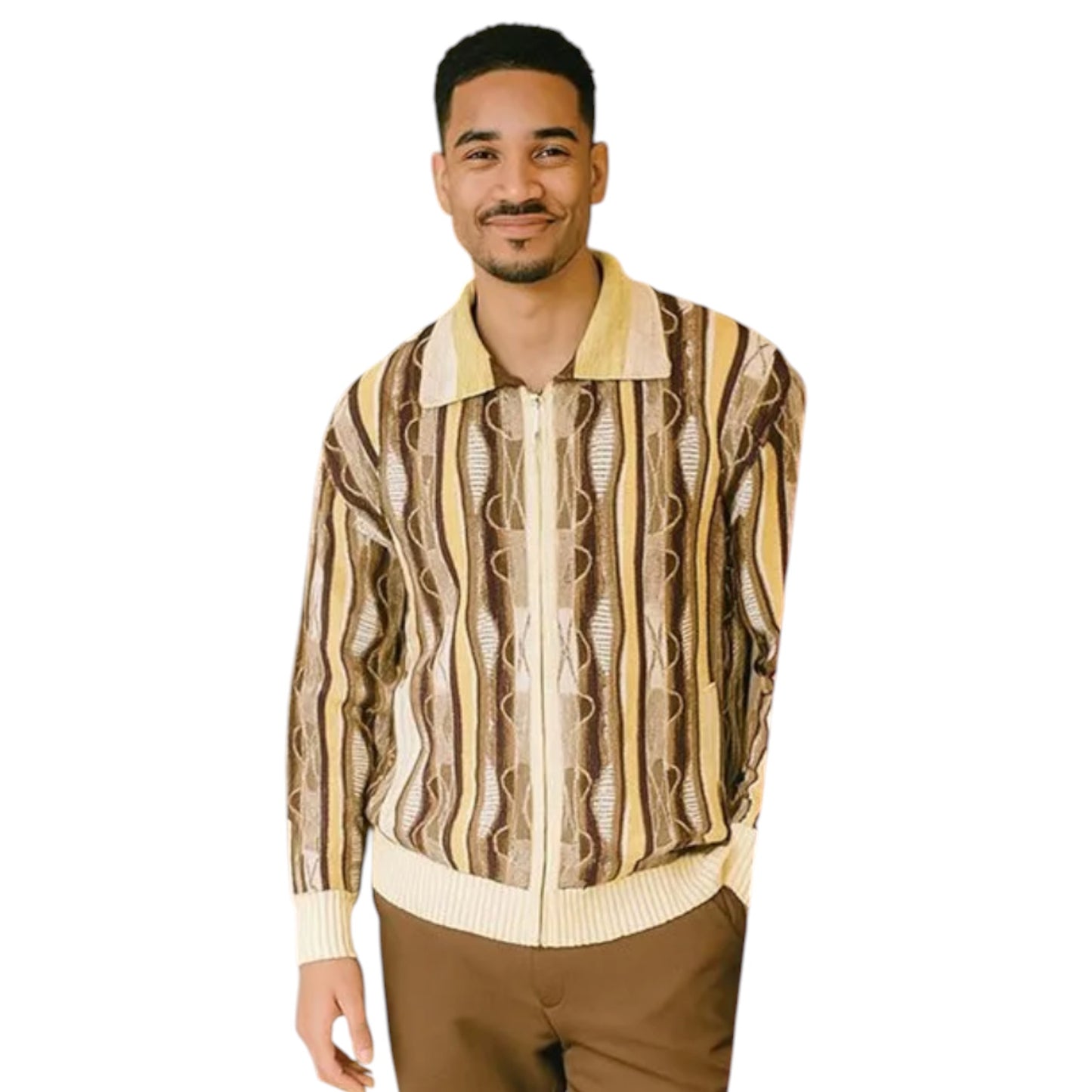 SILVERSILK: Wool Blend Zip Sweater 12018