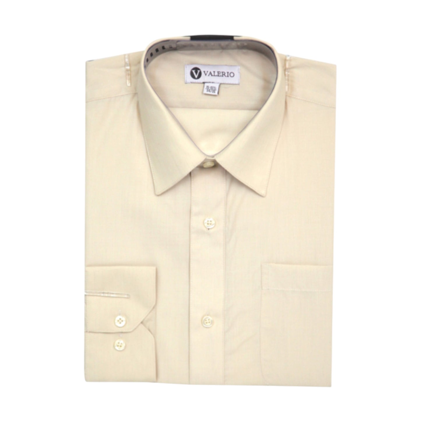 VALERIO: Solid Modern Fit Dress Shirt VS10