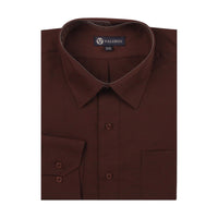 VALERIO: Solid Modern Fit Dress Shirt VS10