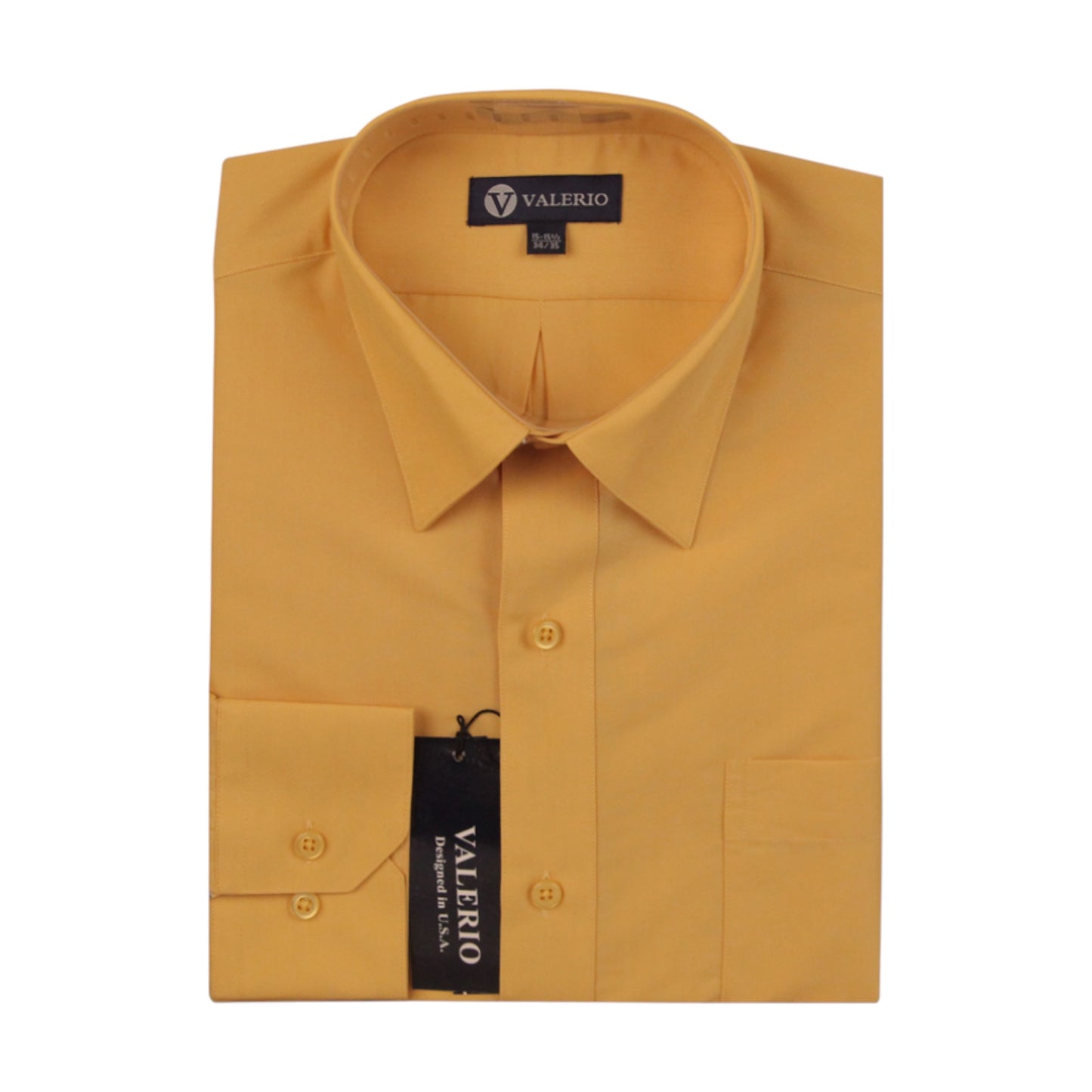 VALERIO: Solid Modern Fit Dress Shirt VS10