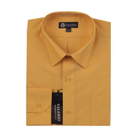 VALERIO: Solid Modern Fit Dress Shirt VS10