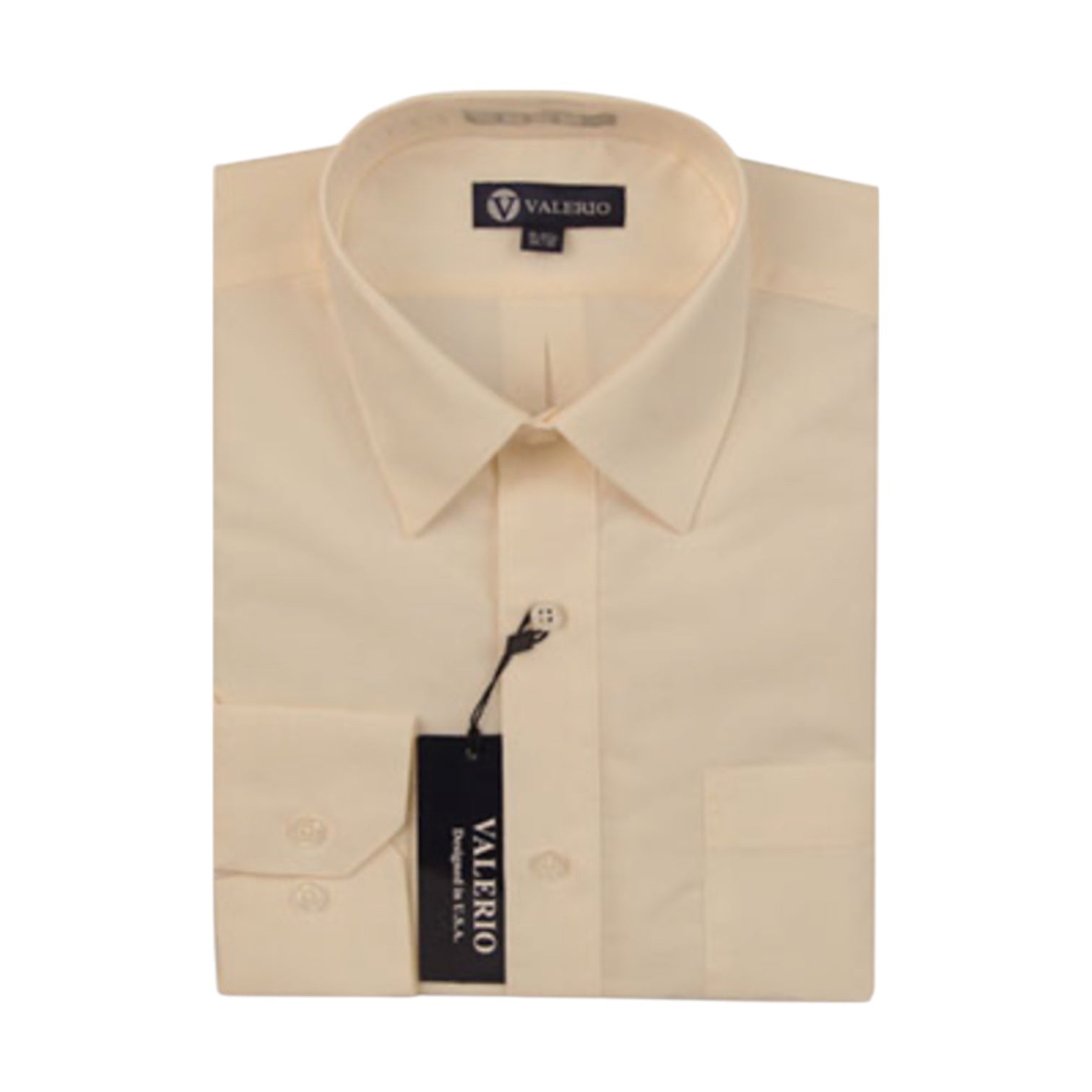 VALERIO: Solid Modern Fit Dress Shirt VS10