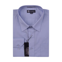 VALERIO: Solid Modern Fit Dress Shirt VS10