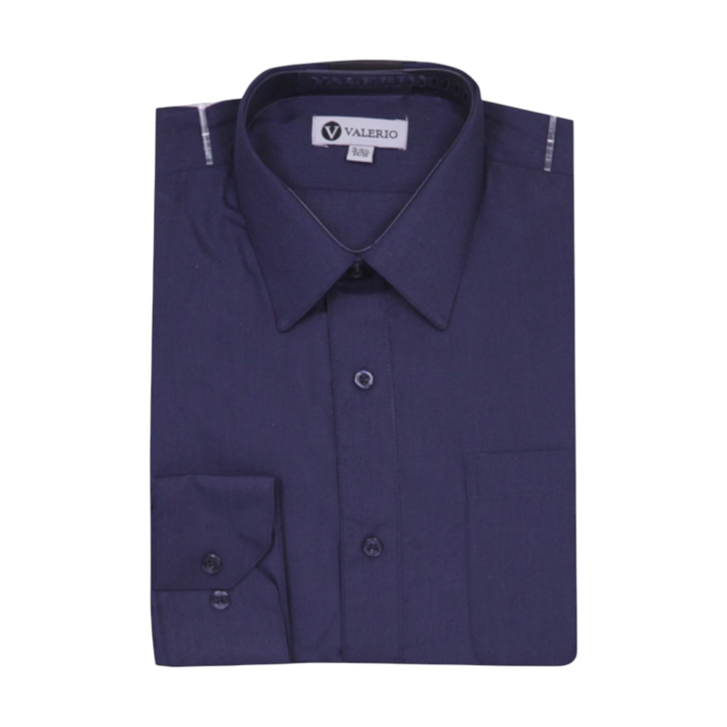 VALERIO: Solid Modern Fit Dress Shirt VS10