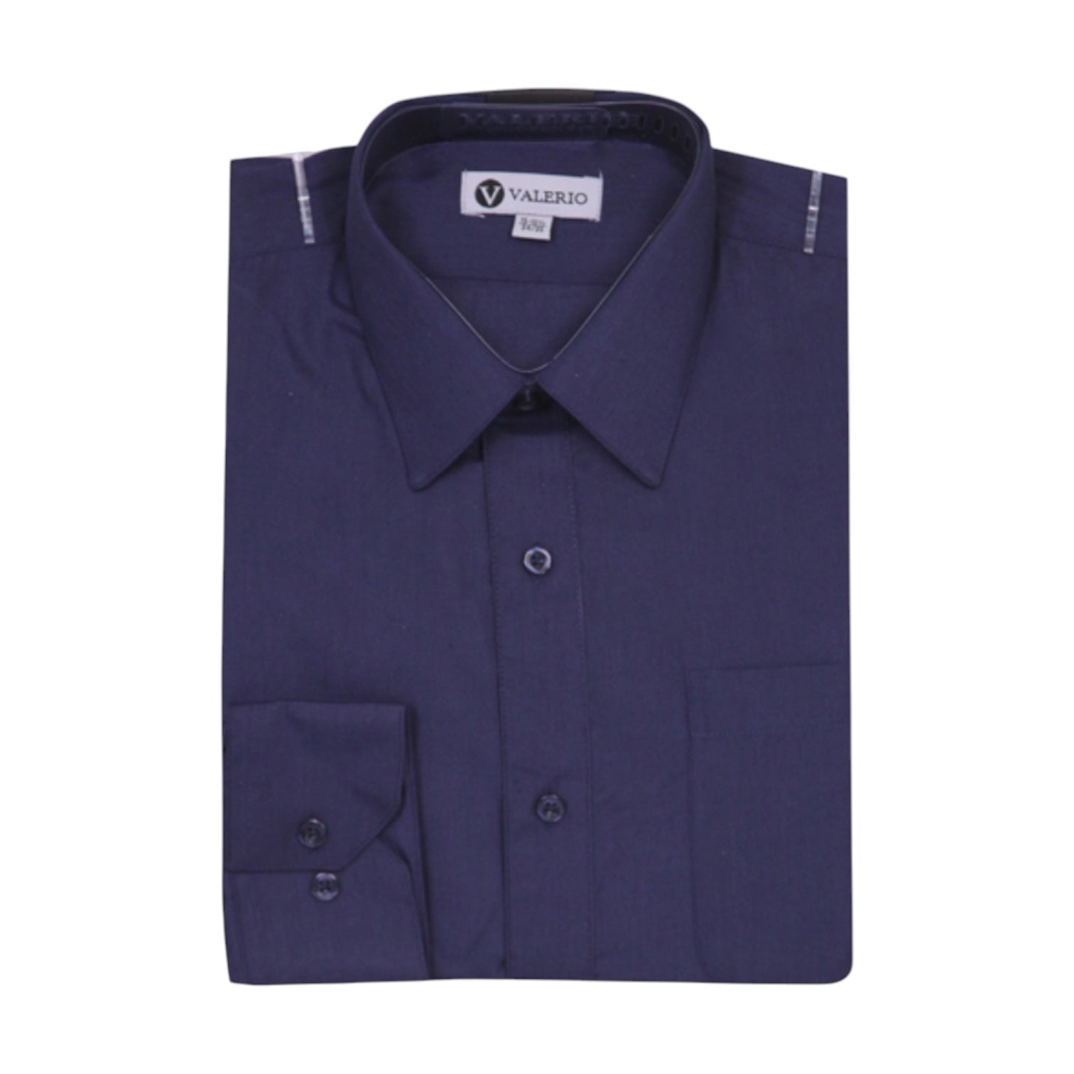VALERIO: Solid Modern Fit Dress Shirt VS10