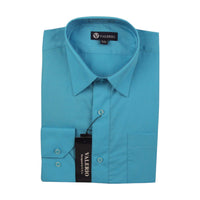 VALERIO: Solid Modern Fit Dress Shirt VS10