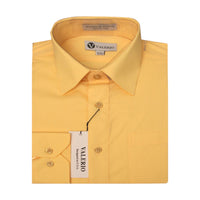 VALERIO: Solid Modern Fit Dress Shirt VS10