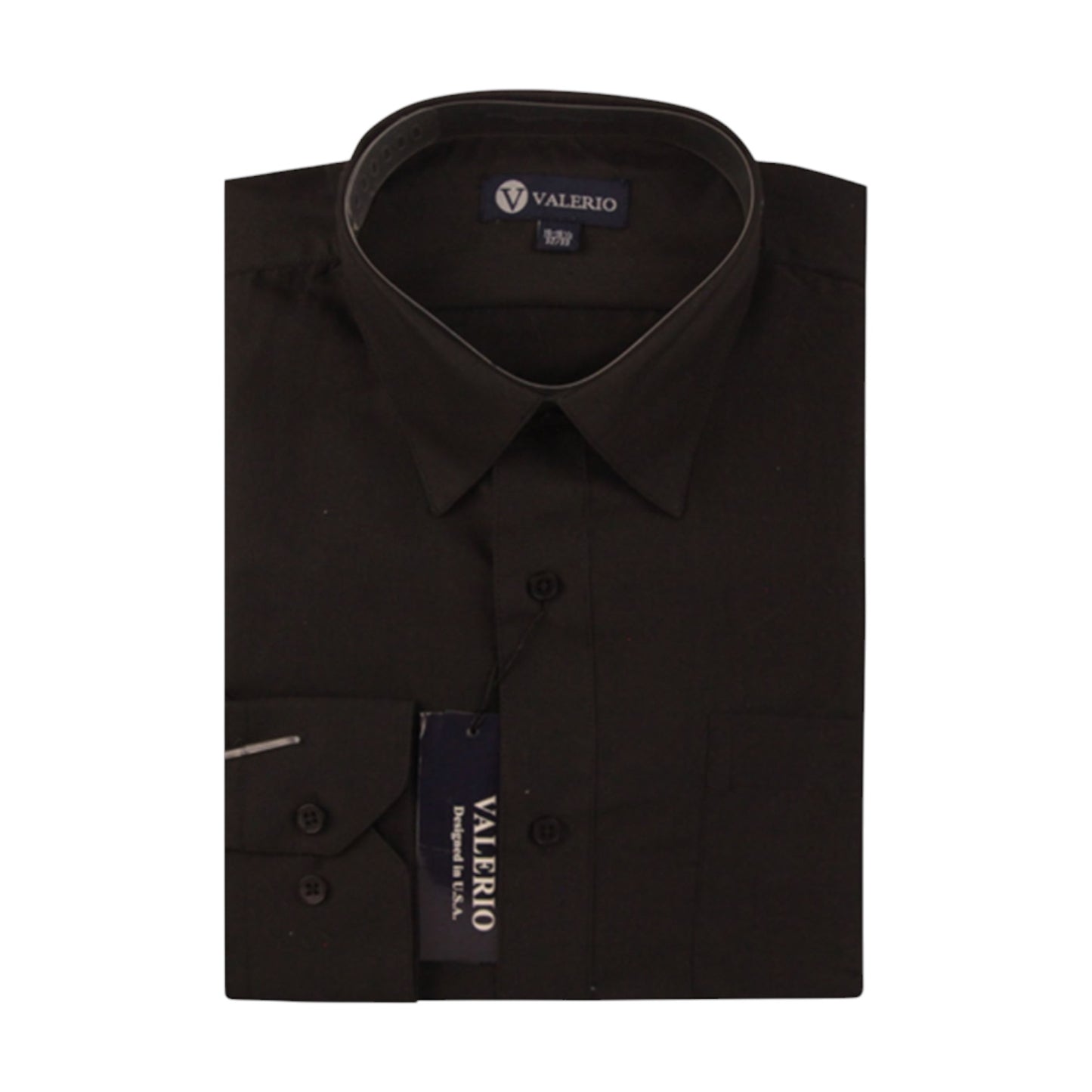 VALERIO: Solid Modern Fit Dress Shirt VS10