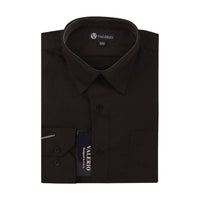 VALERIO: Solid Modern Fit Dress Shirt VS10