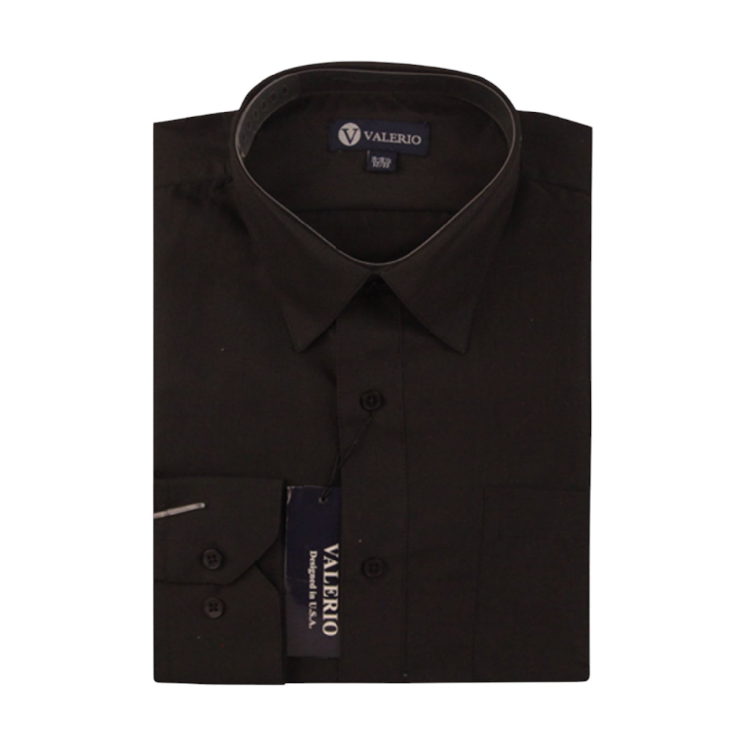 VALERIO: Solid Modern Fit Dress Shirt VS10