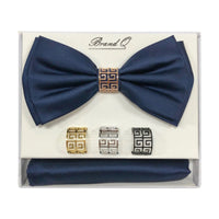 BRAND Q: Solid Bow W/ Hanky BTR100