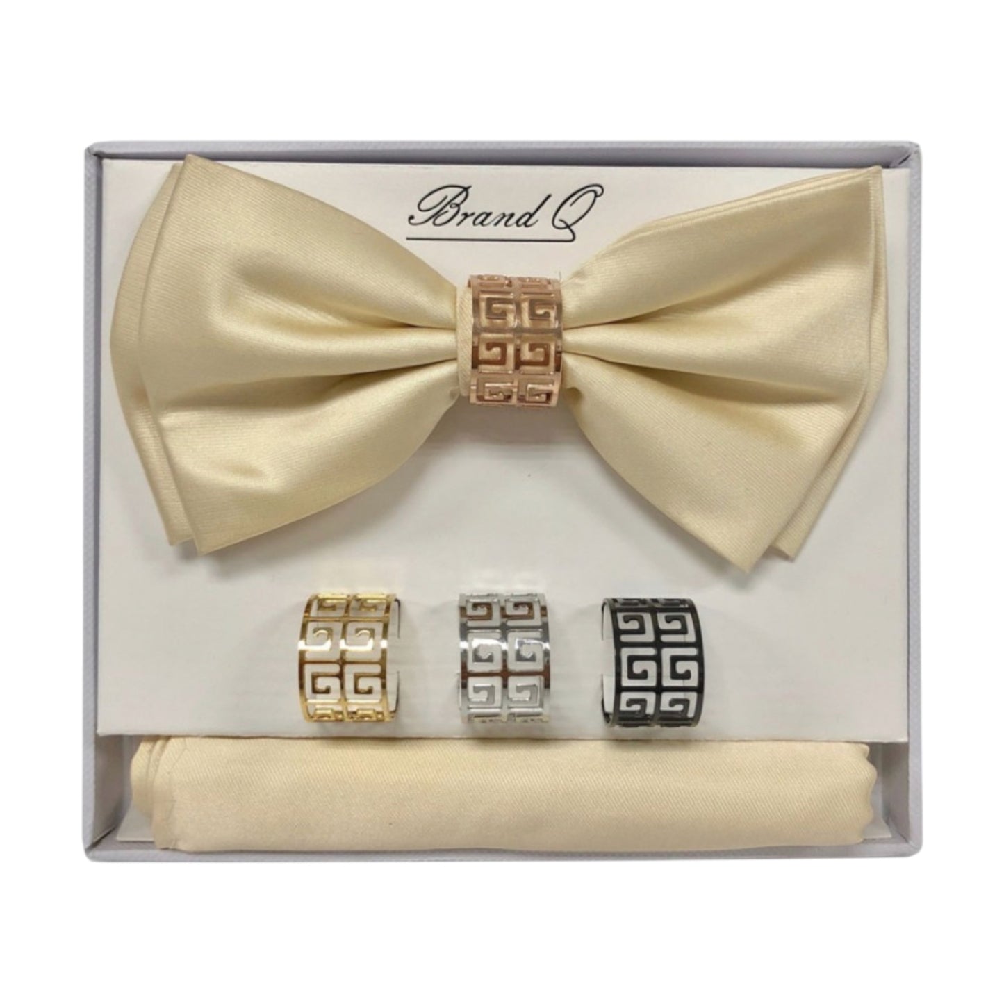 BRAND Q: Solid Bow W/ Hanky BTR100