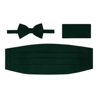 BRAND Q: Solid Cummerbund, Bow Tie/Hanky Set CB10