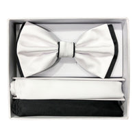 BRAND Q: 2 tone Bow and Hanky BT2T100