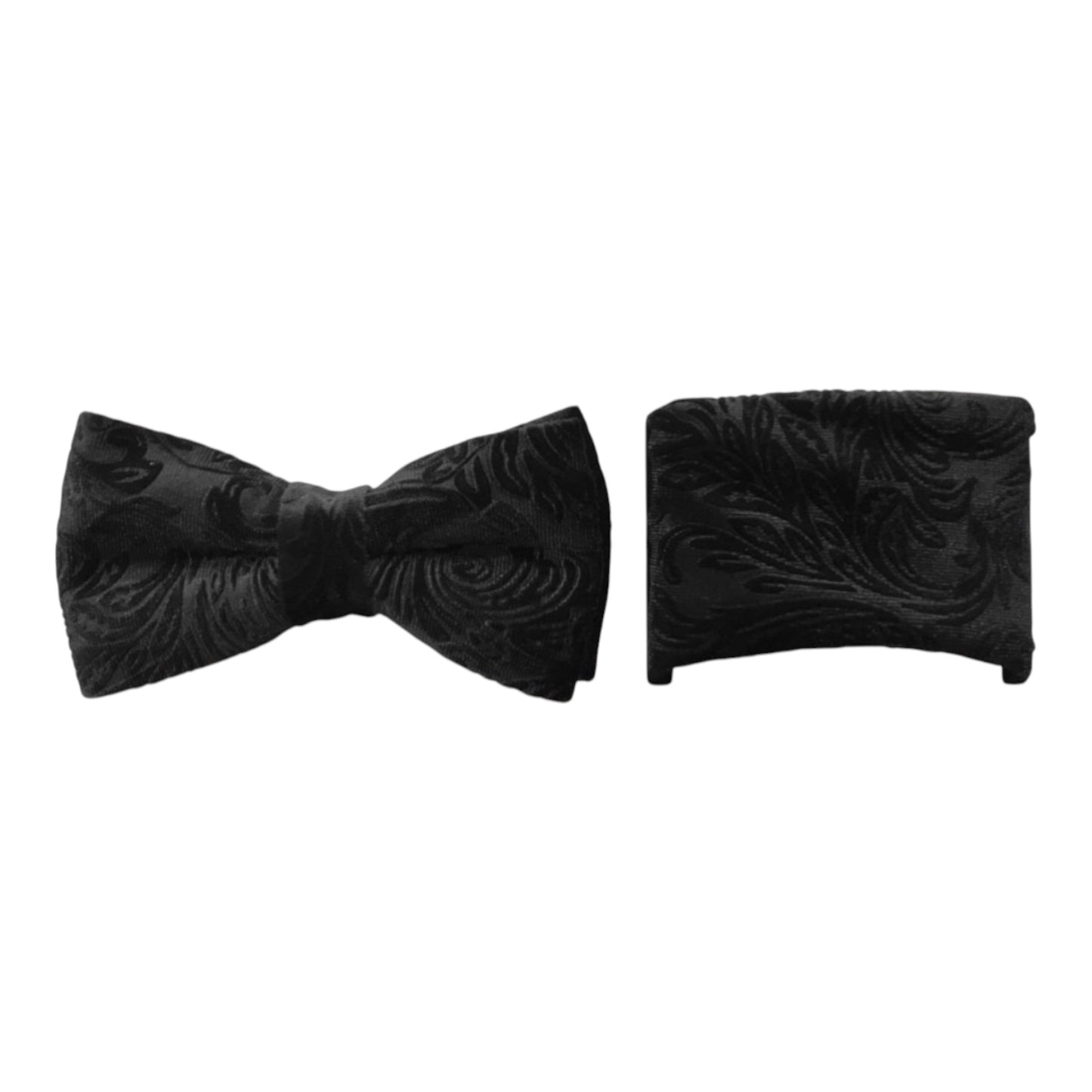 BRAND Q: Velvet Paisley Bow w/ Hanky BTV600