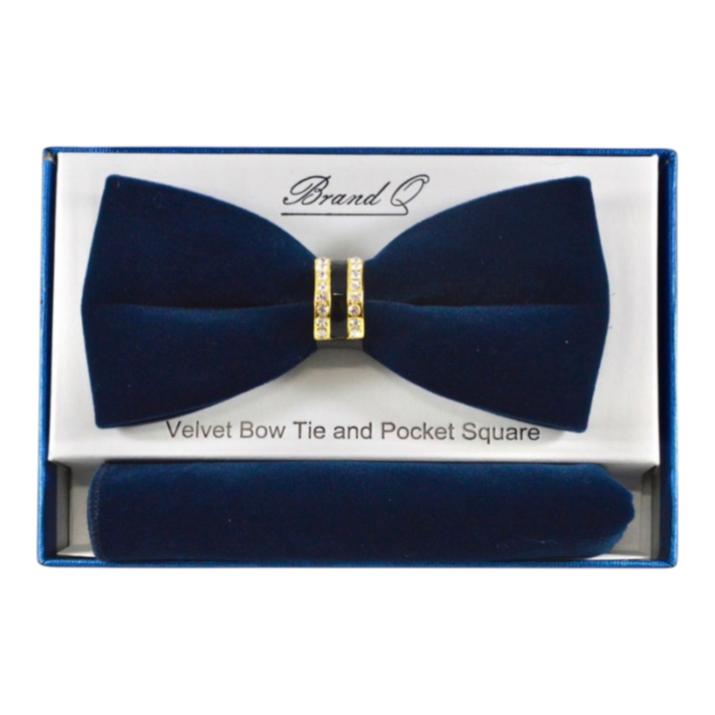 BRAND Q: Embellished Velvet Bow w/ Hanky BTVR100