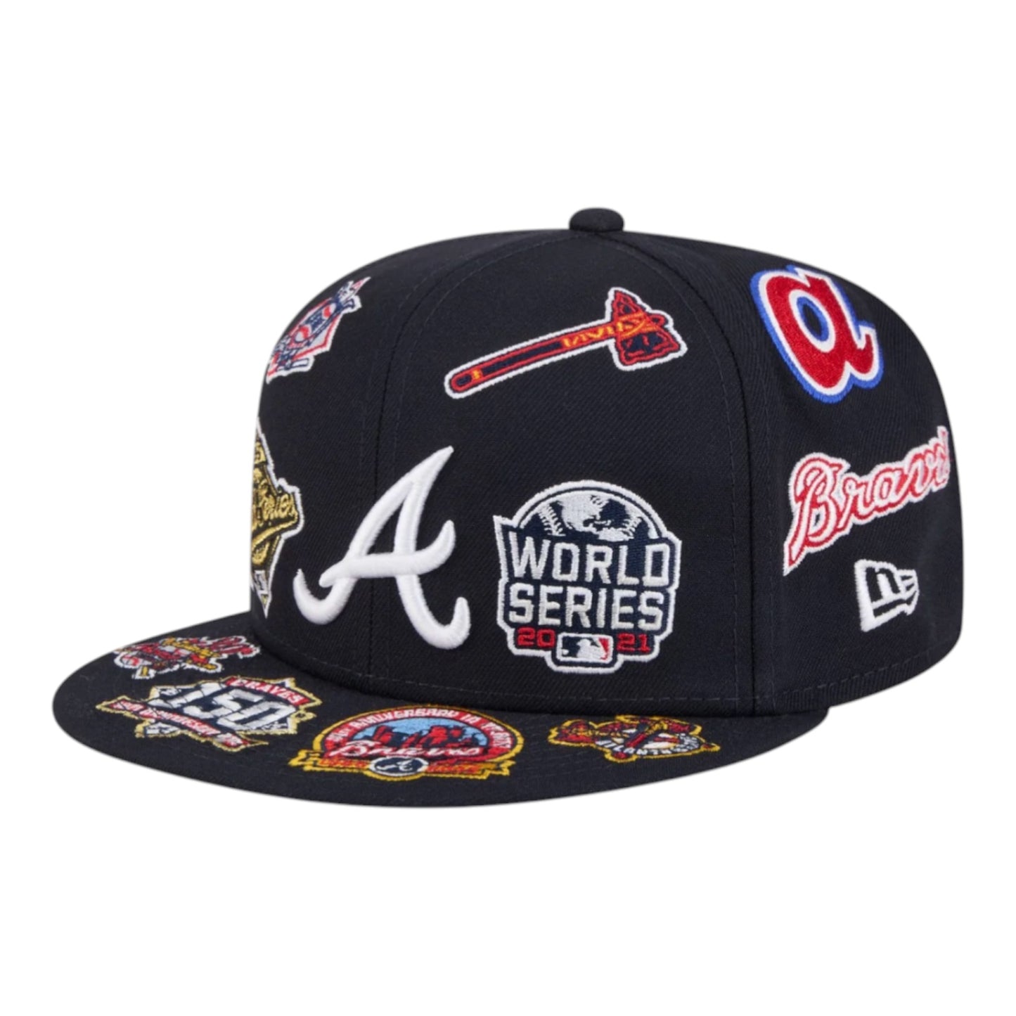 NEW ERA: Braves All Over Fitted 60803273