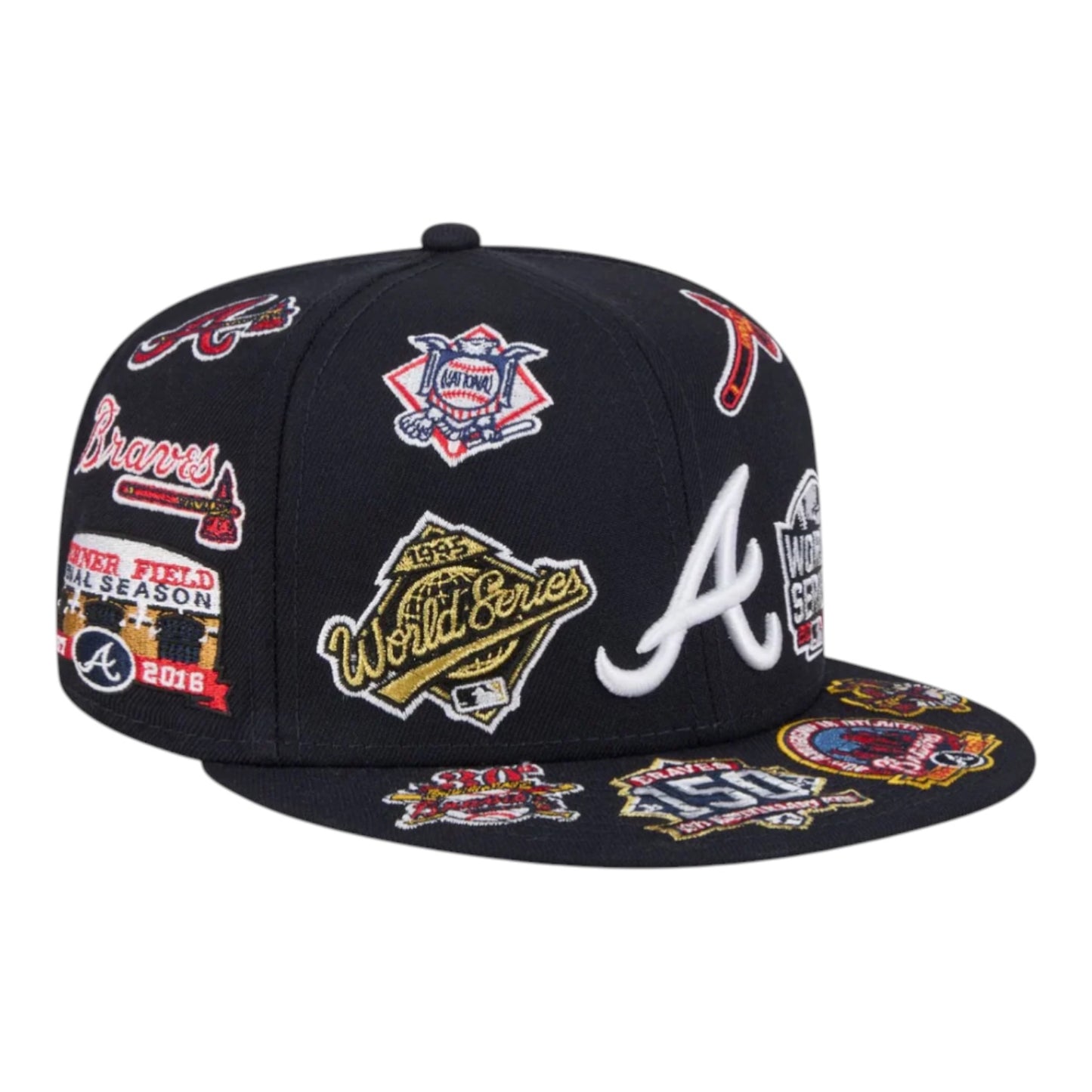 NEW ERA: Braves All Over Fitted 60803273