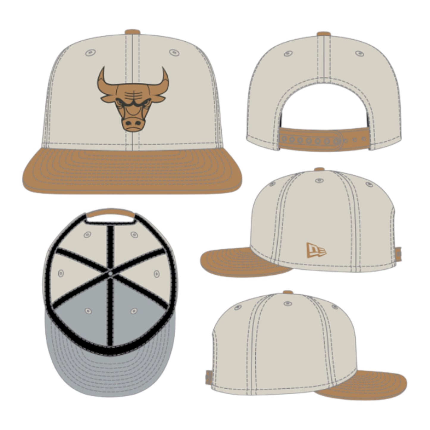 NEW ERA: Bulls Colorpack Snapback 60806310