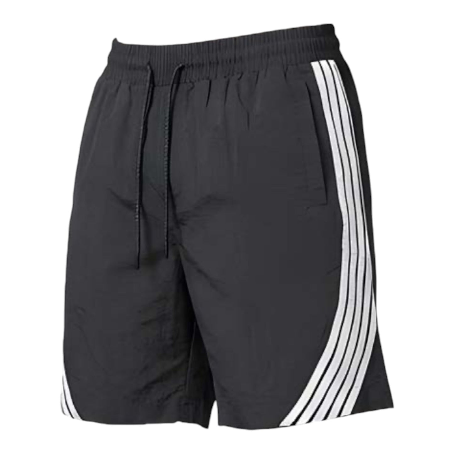 BLIND TRUST: Stripe Nylon Shorts BTS26015