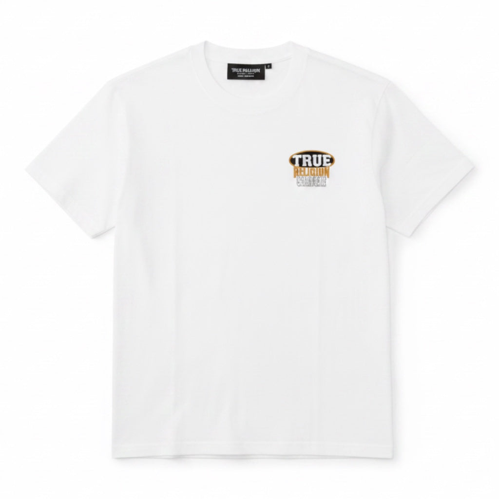 TRUE RELIGION: Stacked Logo SS Tee 110437