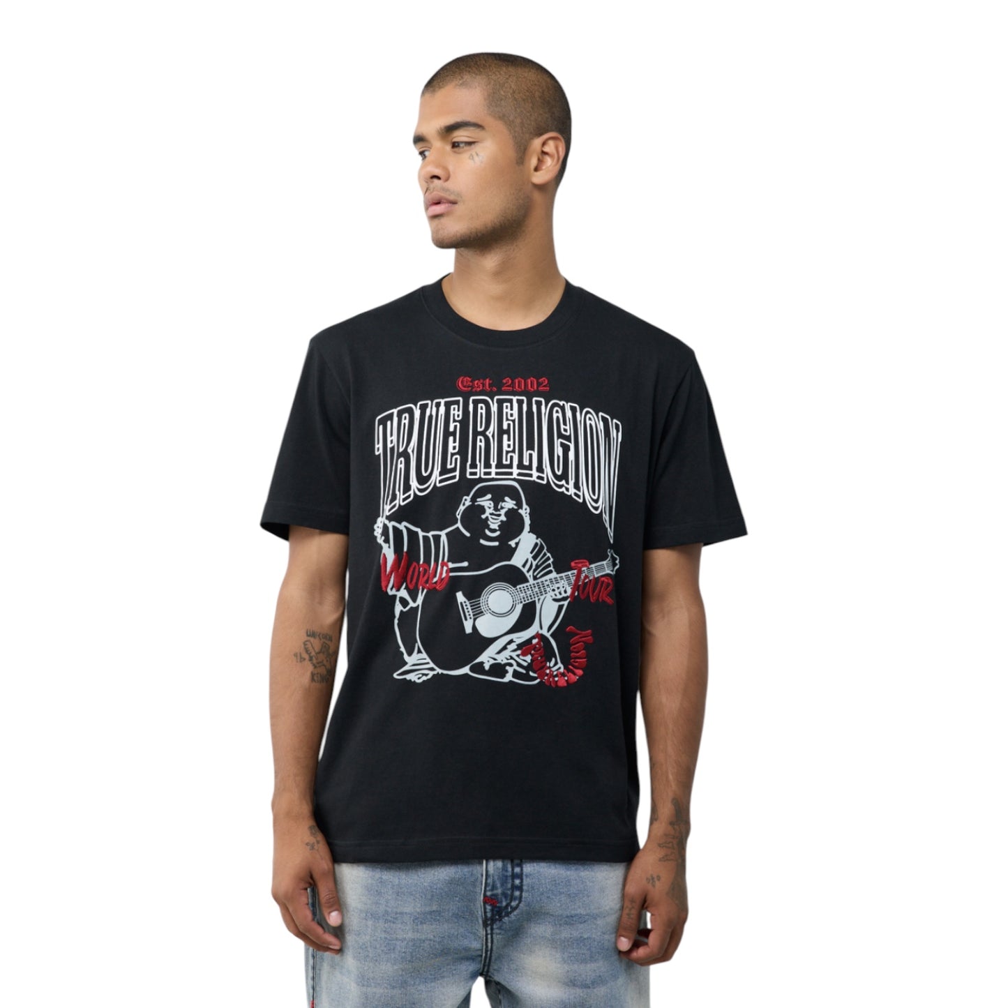 TRUE RELIGION: Groovy Buddha SS Tee 110437