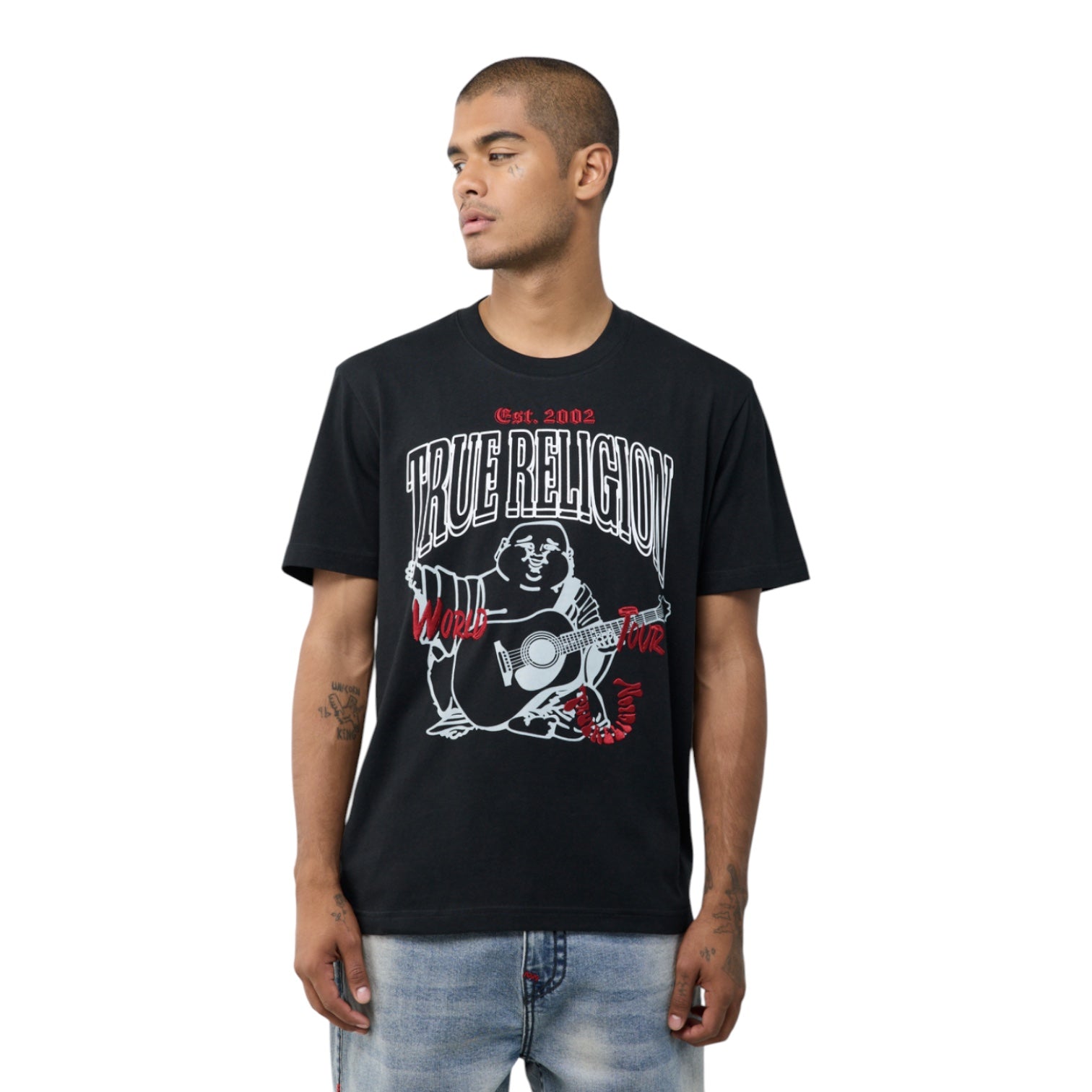 TRUE RELIGION: Groovy Buddha SS Tee 110439