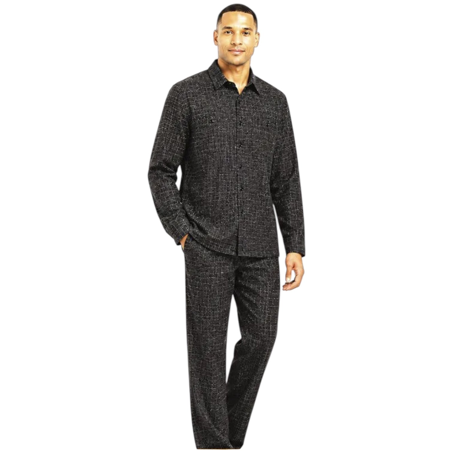 STACY ADAMS: Melange Double Pocket Set 35500