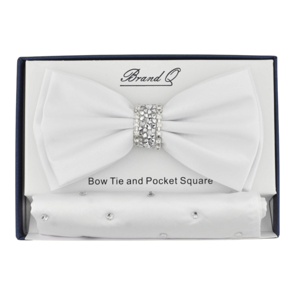 BRAND Q: Solid Bow W/ Rhinestones BT200