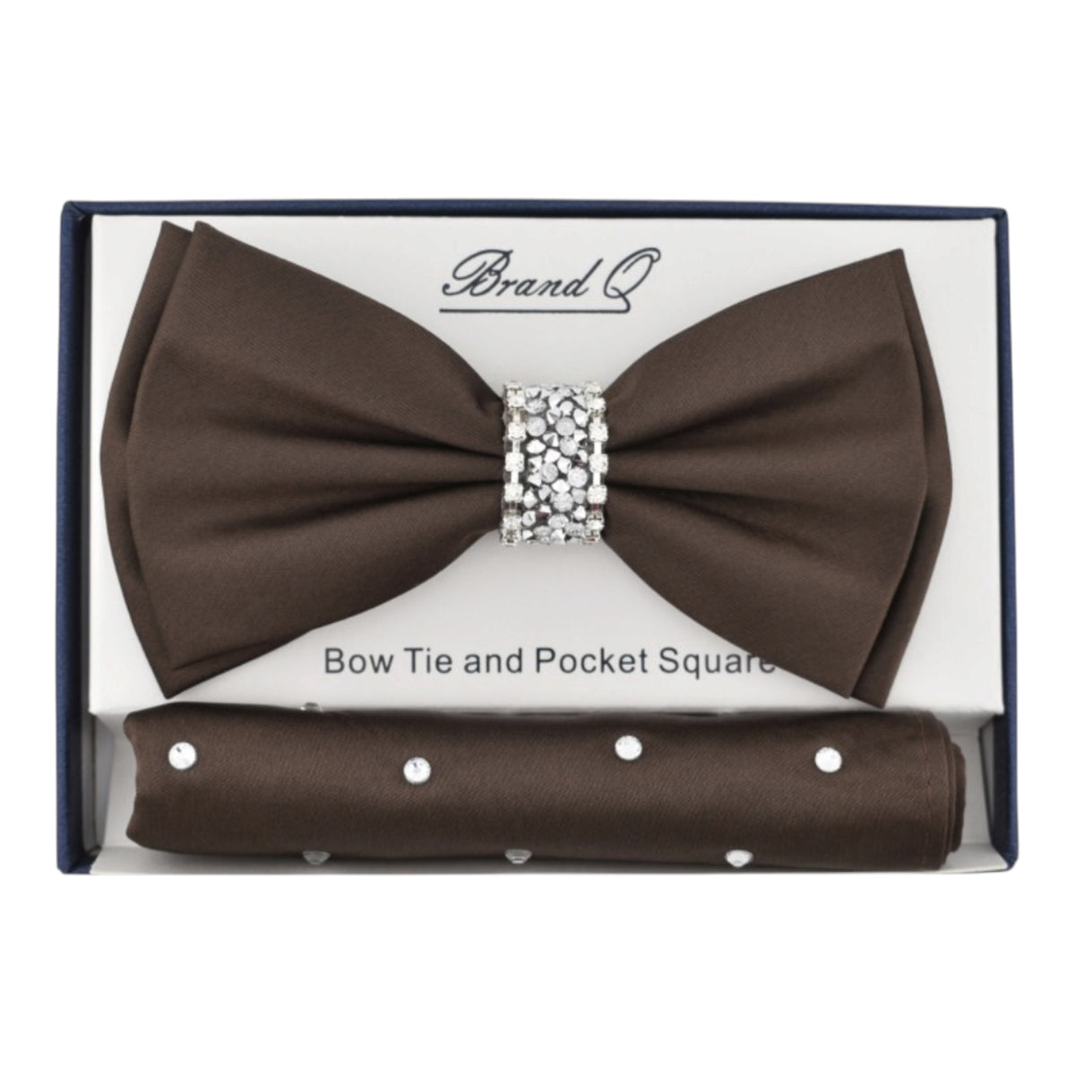 BRAND Q: Solid Bow W/ Rhinestones BT200