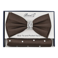 BRAND Q: Solid Bow W/ Rhinestones BT200