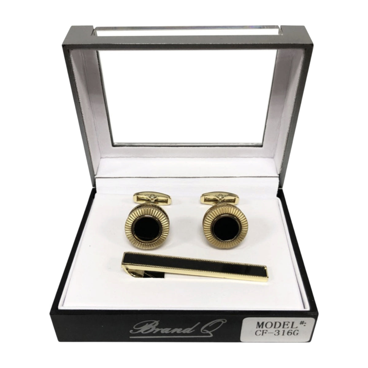 BRAND Q: Cufflinks w/ Tie Bar CF316