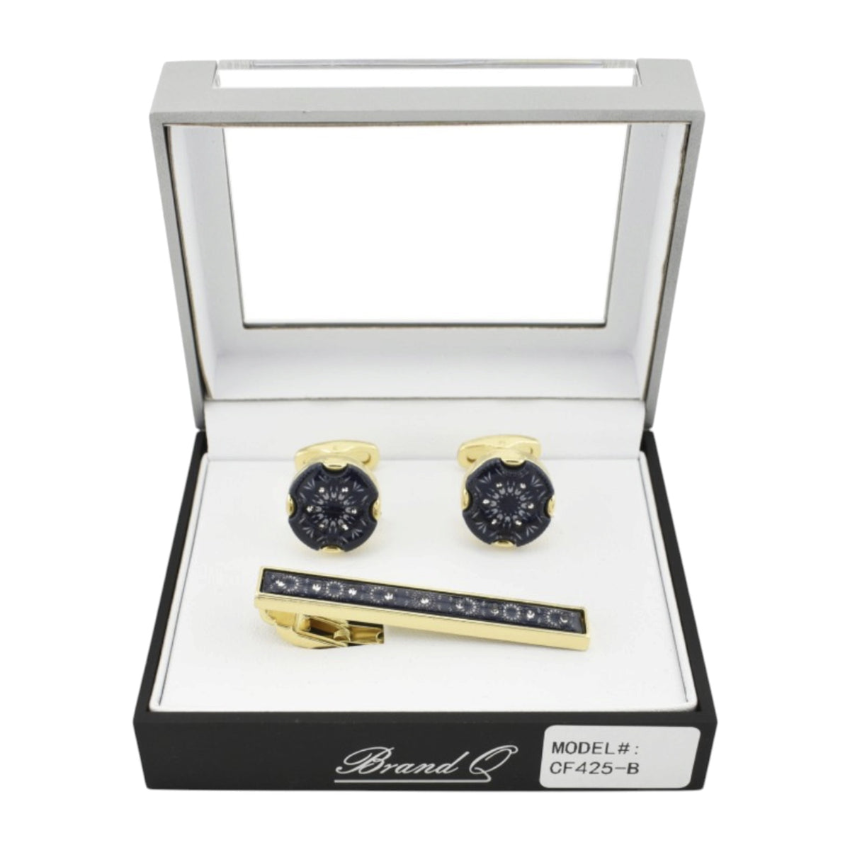 BRAND Q: Cufflinks w/ Tie Bar CF425